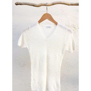 Italian Yarn Textured Sweater (S)